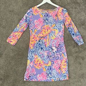 Lilly Pulitzer dress, 3/4 sleeve, size small